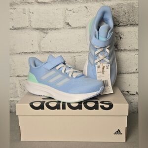 Adidas UltraRun 5 EL C Kids Blue Mesh Running Shoes NWT Size 2.5